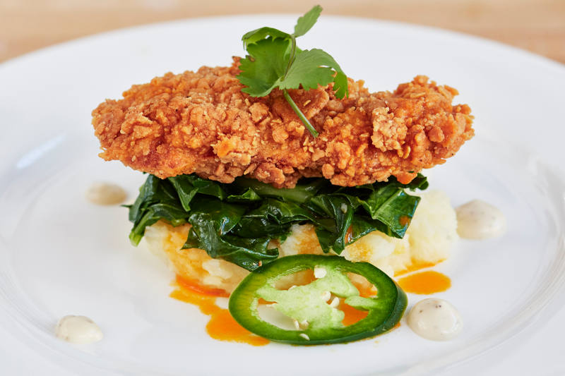 The world’s first lab grown ‘chicken tenders’ were released by biotech startup Memphis Meats earlier this year. Image: Memphis Meats